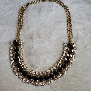 Goldtone Cubic Zirconia Necklace